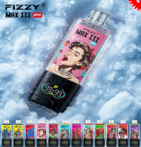 Fizzy PRO 120K PUFF (6 in 1) 2% 5% Nicotine Salt Mesh Coil LED Display E-liquid Type-C Rechargeable Disposable Vapes E cigs Wholesale