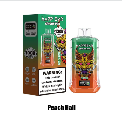 HAPP BAR GR 100000 2% 5% Nicotine Salt Adjustable airflow E-liquid Type-C Rechargeable Disposable Vapes E cigs Wholesale
