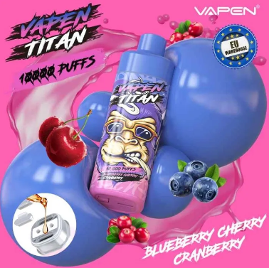 VAPEN TITAN 10000 PUFFS 2% 5% Nicotine Adjustable airflow Type-C Charge Port Refillable Oil Rechargeable Disposable Vapes E cigs Wholesale