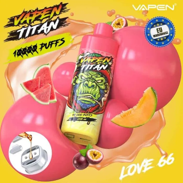 VAPEN TITAN 10000 PUFFS 2% 5% Nicotine Adjustable airflow Type-C Charge Port Refillable Oil Rechargeable Disposable Vapes E cigs Wholesale