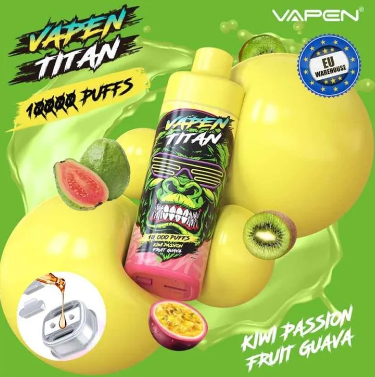 VAPEN TITAN 10000 PUFFS 2% 5% Nicotine Adjustable airflow Type-C Charge Port Refillable Oil Rechargeable Disposable Vapes E cigs Wholesale