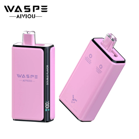 WASPE 2 in 1 100k PRO 2% 5% Nicotine Salt E-liquid LED Display TYPE-C Rechargeable Disposable Vapes E cigs Wholesale