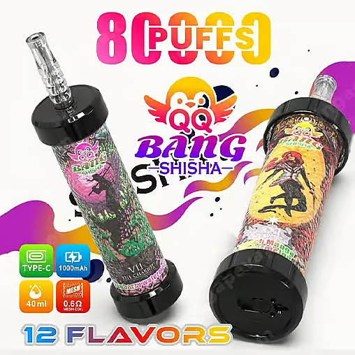 Bang Blaze shisha 80k Puffs 0% 2% 3% 5% Nicotine Salt OEM/ODM Service Type-C Rechargeable Disposable Vapes E cigs Wholesale