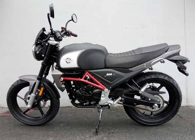 High powerful cafe racer scrambler