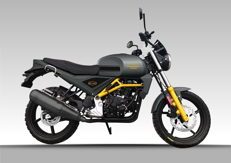 High powerful cafe racer scrambler