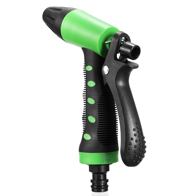 Boquilla de agua de plástico de dos vías para jardín,Boquilla de gatillo de plástico de dos vías para manguera de jardín