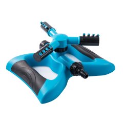 ガーデンウォーター 3アームロータリースプリンクラー,プラスチック製3アーム回転式散水器