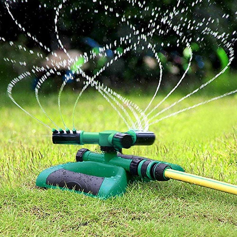 Garden Water 3-Arm Rotary Sprinkler,Plastic 3-arm rotary water sprinkler