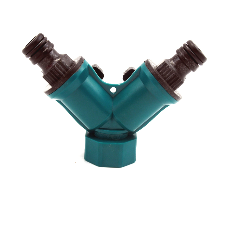 Kunststoff-Gartenschlauch-Y-Verteiler,Kunststoff Y 2-Wege-Gartenschlauchverteiler