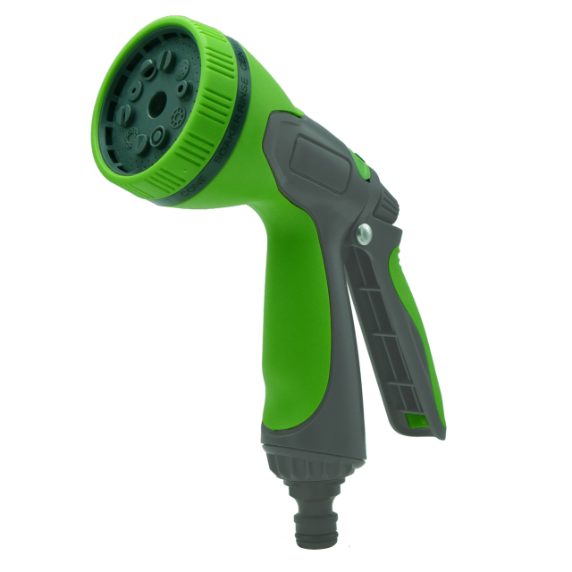 Plastic 10 pattern garden hose nozzle,Plastic 10-way Garden Water Spray Gun
