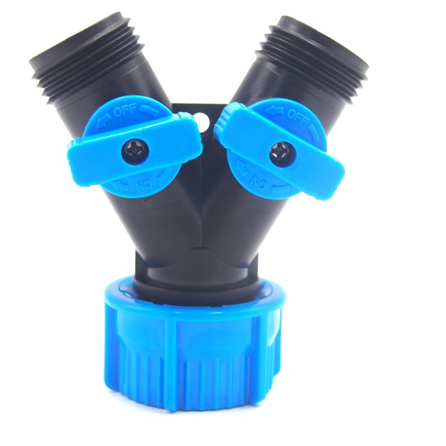 Plastic Garden Water Hose Y Connector,hose splitter,y hose connector,faucet splitter,garden splitter tap,metal garden splitter hose accessories,3 way hose splitter,water hose vavle,