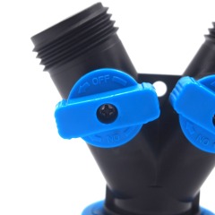 Plastic Garden Water Hose Y Connector,hose splitter,y hose connector,faucet splitter,garden splitter tap,metal garden splitter hose accessories,3 way hose splitter,water hose vavle,