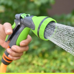 Plastic 10 pattern garden hose nozzle,Plastic 10-way Garden Water Spray Gun