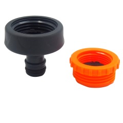 Adaptador de manguera de jardín de plástico de 3/4 de pulgada a 1 pulgada,Adaptador de manguera de jardín de plástico de 3/4' a 1"