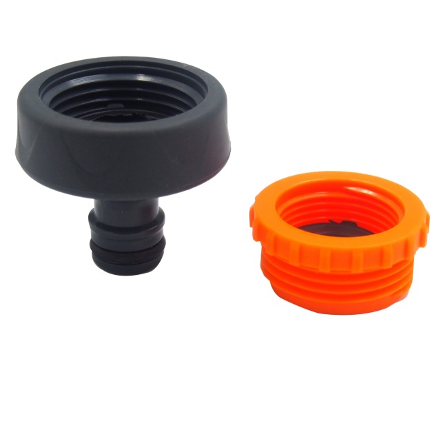 Adaptador de manguera de jardín de plástico de 3/4 de pulgada a 1 pulgada,Adaptador de manguera de jardín de plástico de 3/4' a 1"