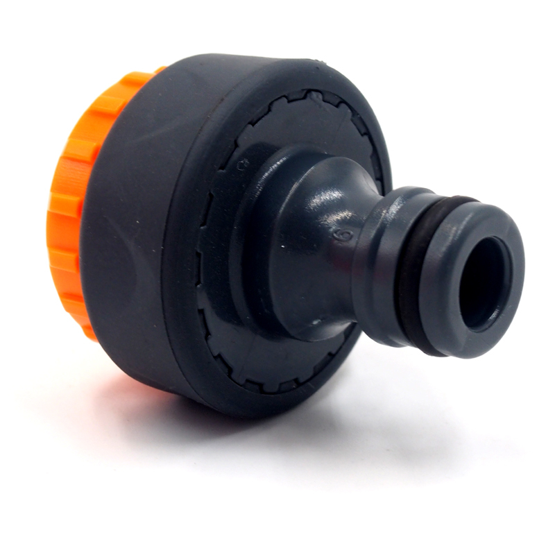 Plastic soft 1/2inch 3/4inch garden hose adaptor,Plastic 1/2"~3/4" tap connector