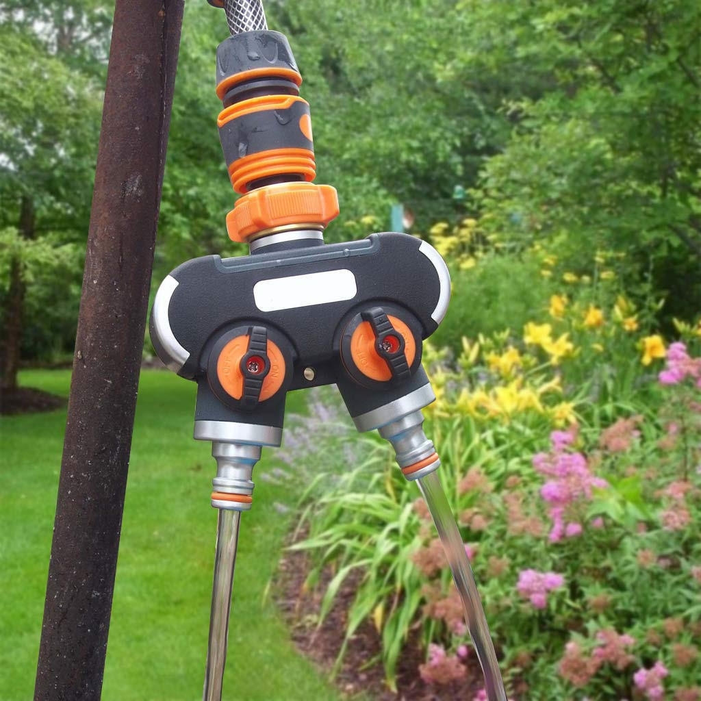 Water Hose 2-way Splitter For Garden,Garden Hose 2-way Y Splitter