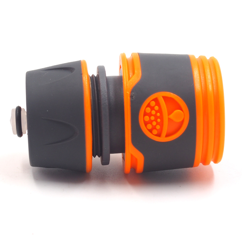 Plastic soft 1/2" waterstop garden hose quick connector,Plastic 1/2" garden hose quick connector