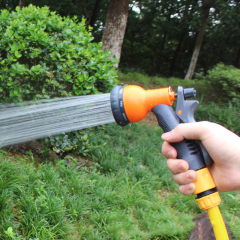 Plastic 8 pattern garden water spray nozzle,plastic 8 way garden water spray nozzle