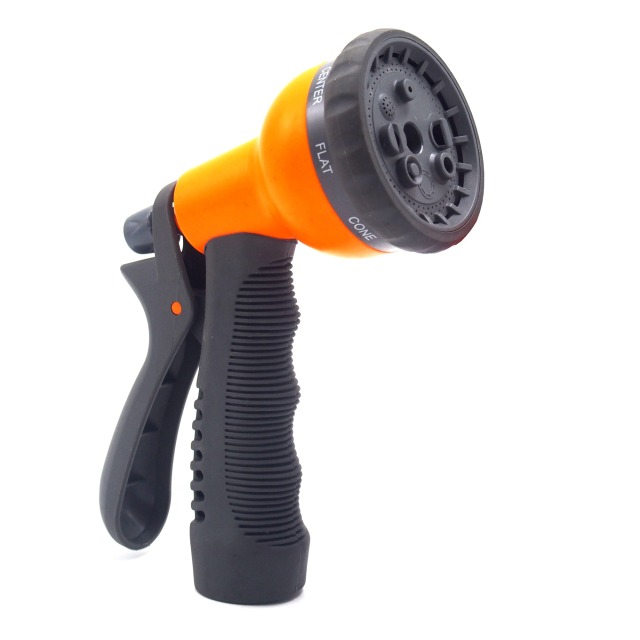 Plastic 8 pattern garden water spray nozzle,plastic 8 way garden water spray nozzle