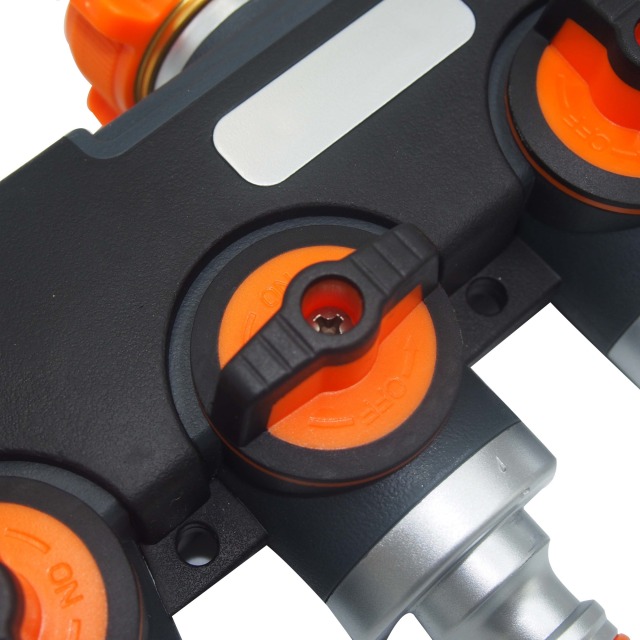 4-Wege-Verteiler für Gartenschläuche aus Kunststoff,4-Wege-Wasserschlauchverteiler aus Kunststoff für den Garten