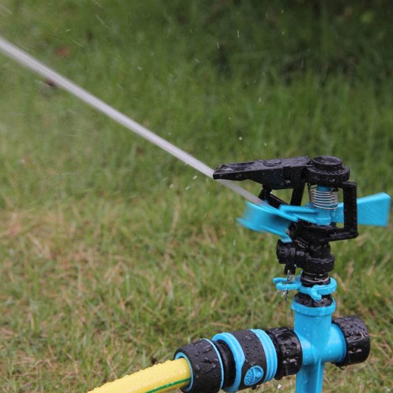 Plastic impulse sprinkler with plastic spike,Plastic impulse sprinkler with plastic spike