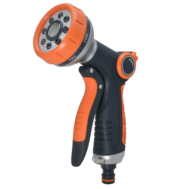 8パターンガーデンスプレーノズル,フロントトリガー8パターンスプレーノズル