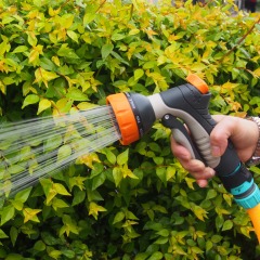 Garten-Wasserdüse aus Kunststoff mit 9 Mustern,Kunststoff-Gartenwasserdüse mit 9 Mustern