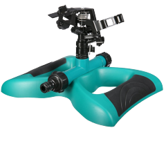 Hベース付きプラスチック製散水ホーススプリンクラー,ガーデンインパクトスプリンクラー（ベース付き）