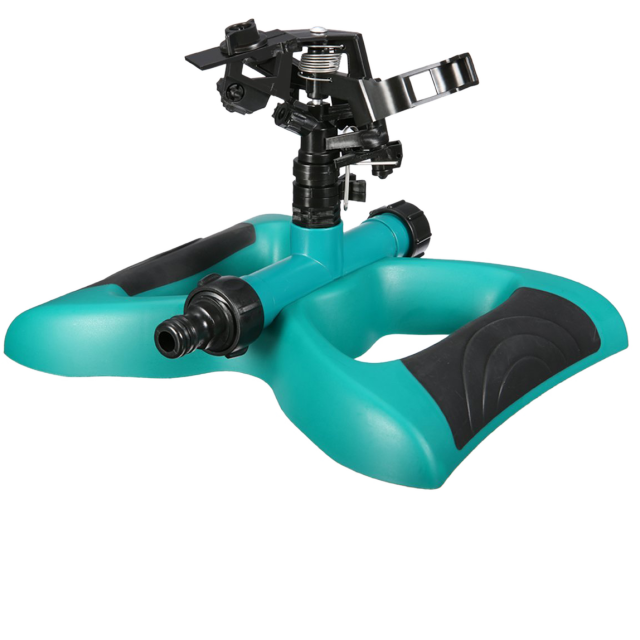 Hベース付きプラスチック製散水ホーススプリンクラー,ガーデンインパクトスプリンクラー（ベース付き）