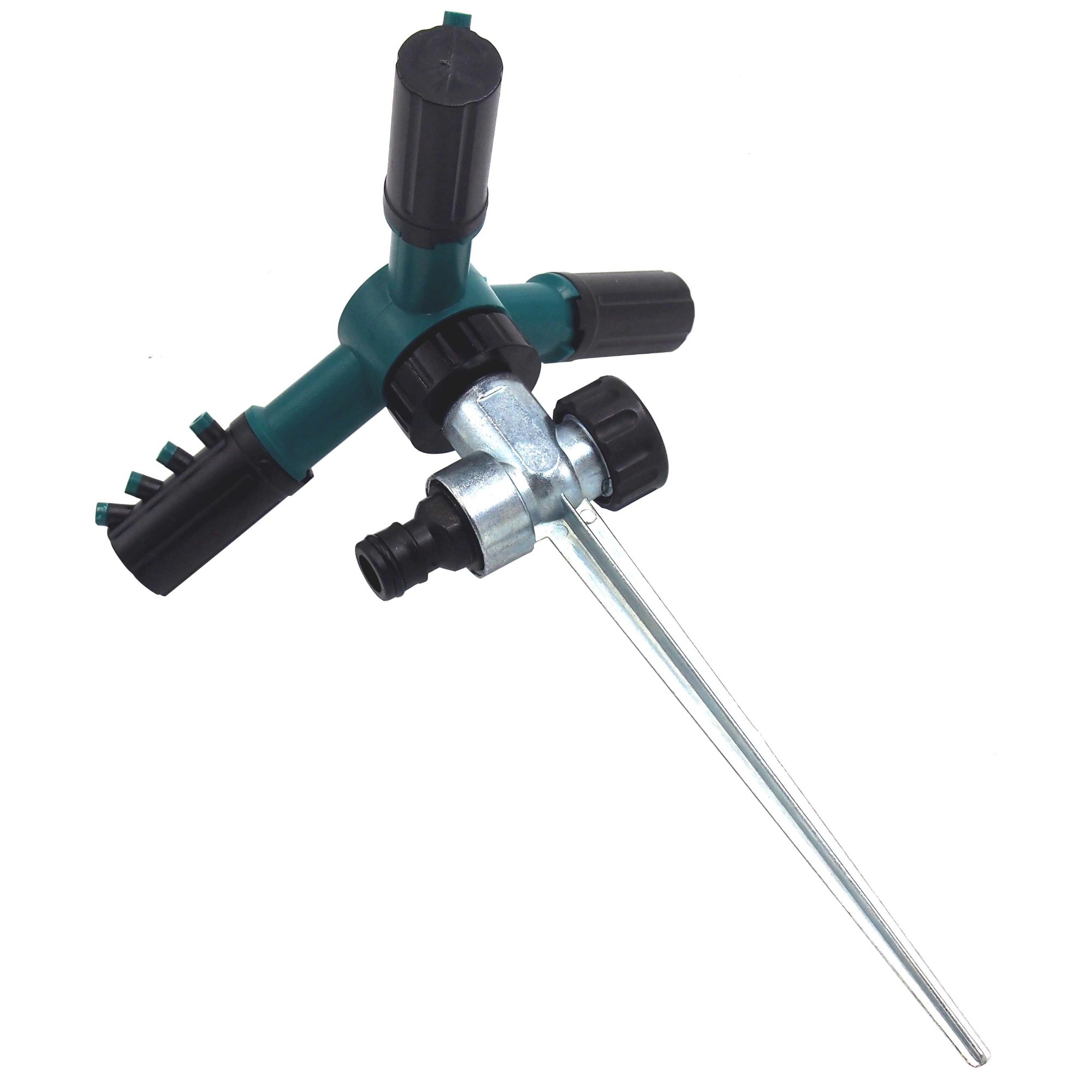 Garden Water Lawn Sprinkler With Metal Spike,Plastic Sprinkler With Metal Spike