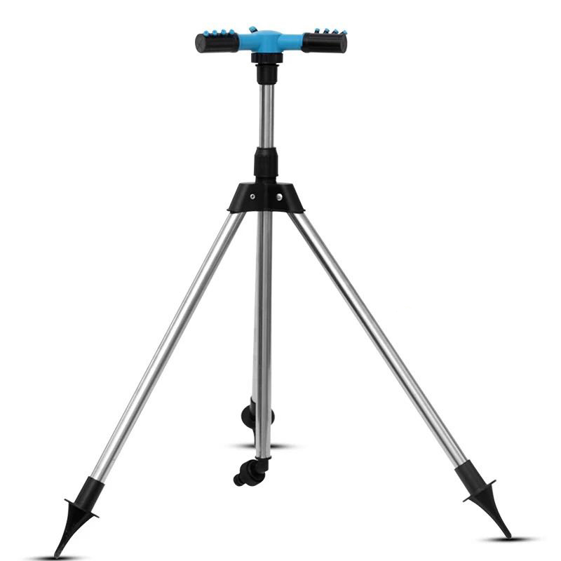 Metall-Dreibein-Garten-Wasser-Impulsregner,Gartensprinkler aus Metall mit Stativ
