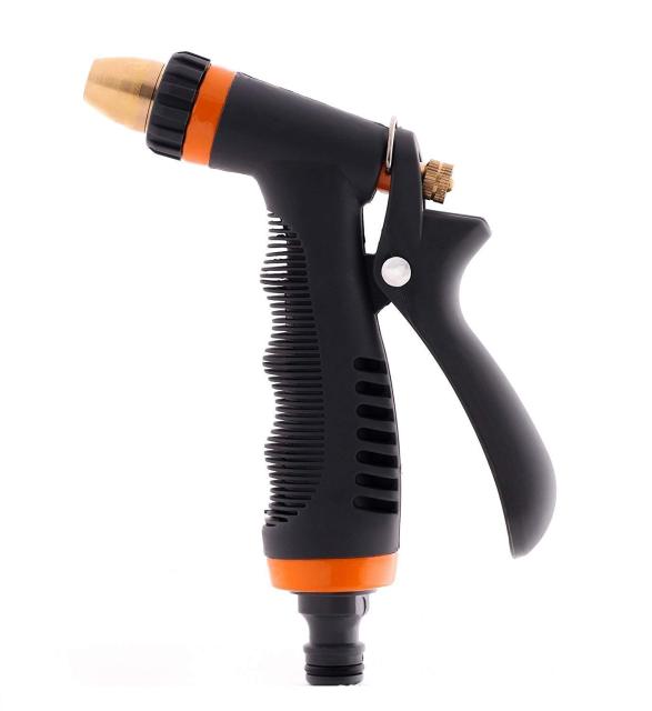 2-Wege-Garten-Wasserstrahl-Sprühdüse aus Metall,Garten-Wassersprühpistole aus Metall