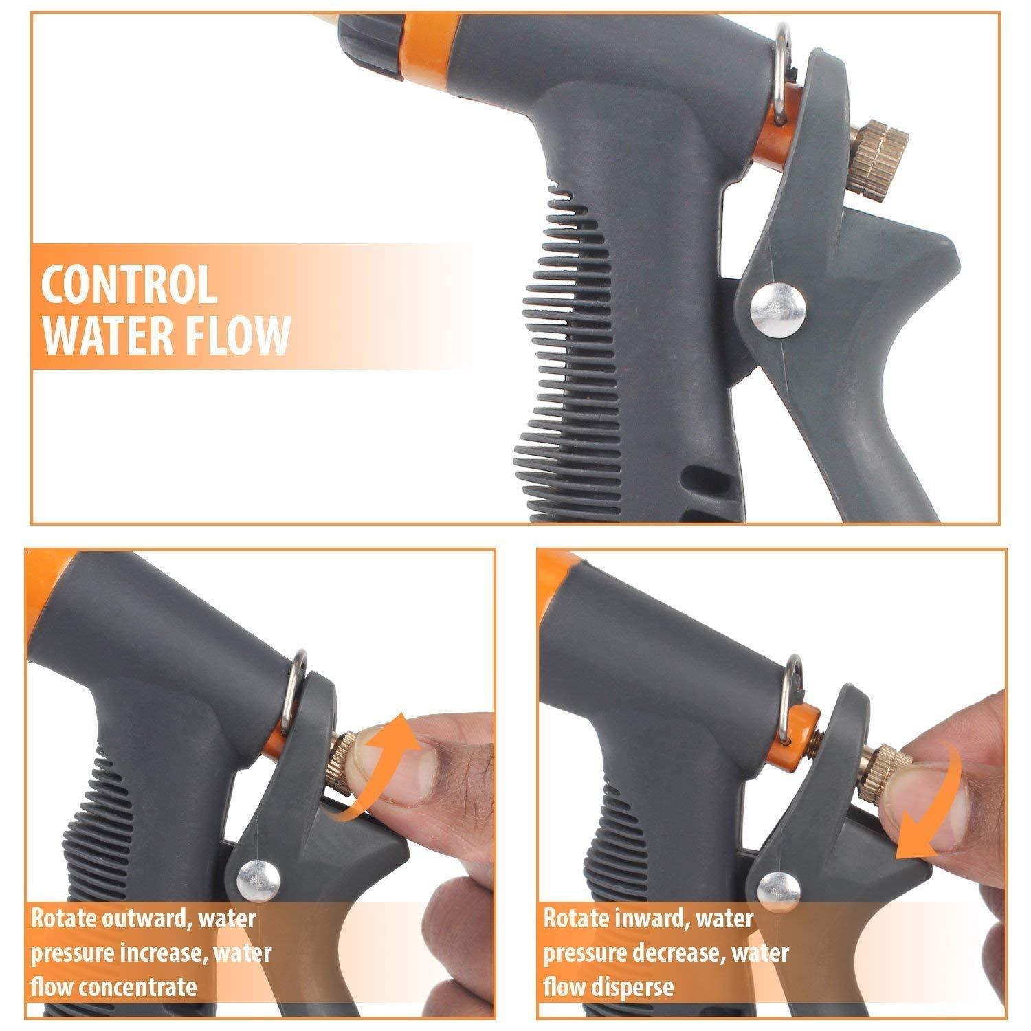 Boquilla rociadora de agua bidireccional de metal para jardín,Pistola rociadora de agua de metal para jardín