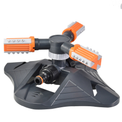 Kunststoff-Gartenwasserschlauch-Rotationssprinkler für den Hof,Wassersprüher, beste Sprinkler für Rasen, Gartensprinkler, Rasentraktorsprinkler, bester Sprinkler für große Rasenflächen