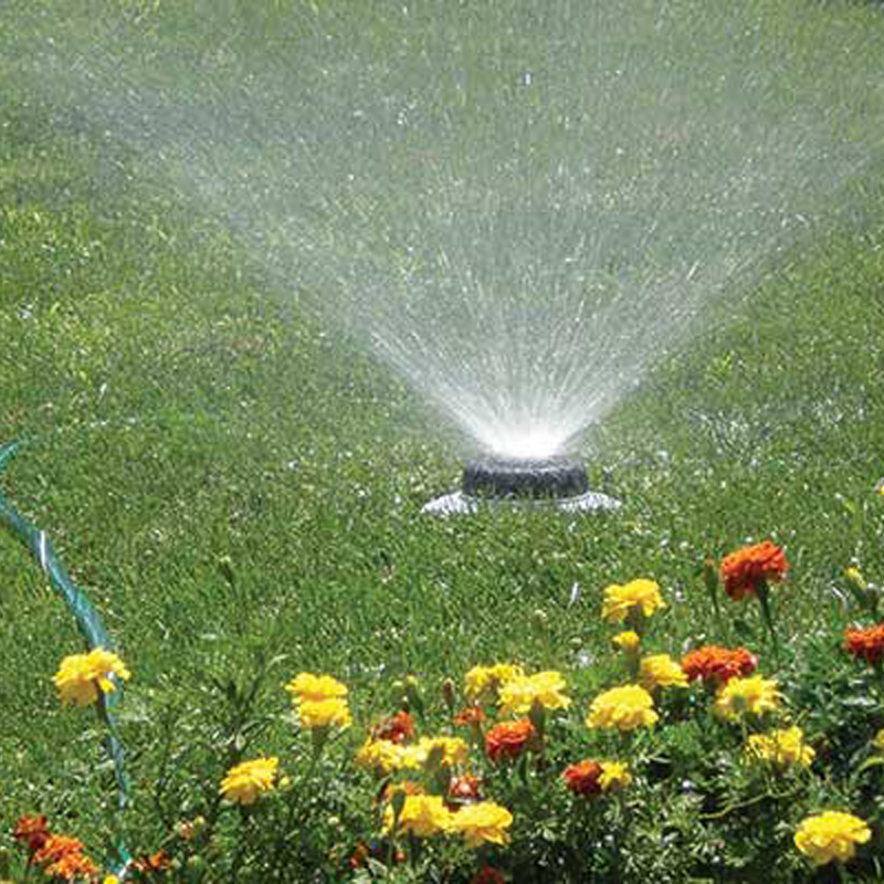 Aspersor de agua de plástico para jardín con 8 patrones,Aspersor estacionario multipatrón de metal