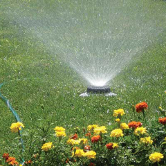 Aspersor de agua de plástico para jardín con 8 patrones,Aspersor estacionario multipatrón de metal