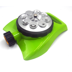 Stationärer 8-Wege-Wassersprinkler aus Metall,Metall-Sprühsprinkler mit 8 Mustern