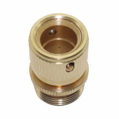 3/4" male brass garden hose quick connector,Brass 3/4" male thread quick connector