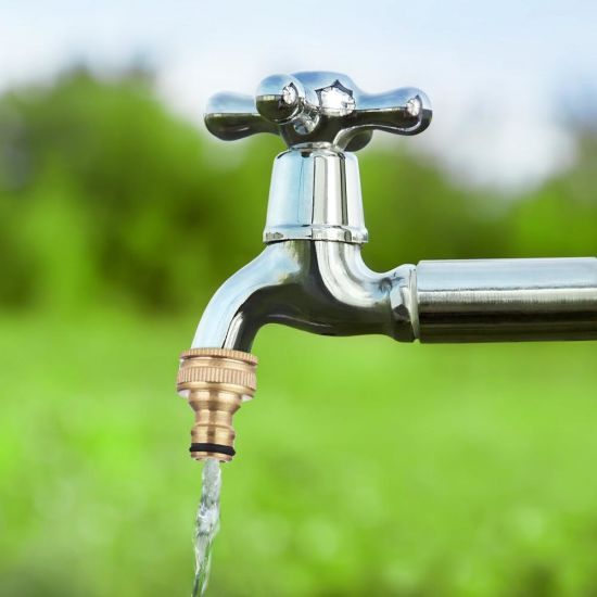 Brass 1/2 inch 3/4 inch garden hose tap connector,Brass 1/2“~3/4” garden hose adapter