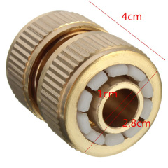 Reparador de mangueira de jardim de latão de 1/2",Reparador de mangueira de jardim de latão de 1/2"