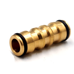 2-Wege-Gartenschlauchanschluss aus Messing,Messing-2-Wege-Hahnverbinder