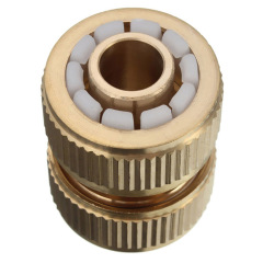 Reparador de mangueira de jardim de latão de 1/2",Reparador de mangueira de jardim de latão de 1/2"