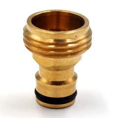 3/4" Gartenschlauchadapter aus Messing (männlich),Messing 3/4" Außengewindeadapter
