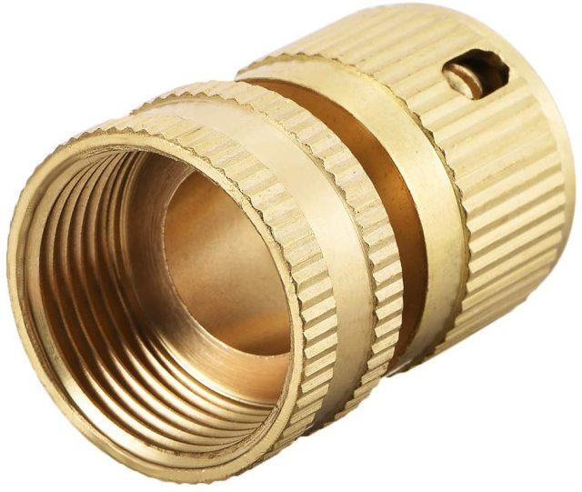Conector rápido para mangueira de jardim fêmea de 3/4 de polegada,Conector rápido fêmea de latão de 3/4"