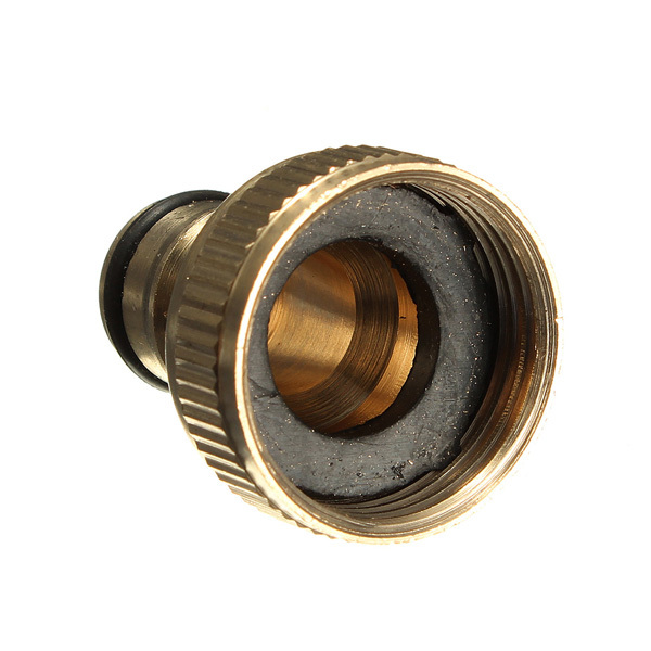 Messing 3/4" Gartenschlauchhahnanschluss,Kupferner 1/2"~3/4" Gartenschlauchadapter
