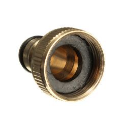brass 3/4" garden hose tap connector,Copper 1/2"~3/4" garden hose adapter