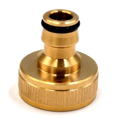 Brass 1 inch garden tap connector,Brass 1" garden hose tap connector