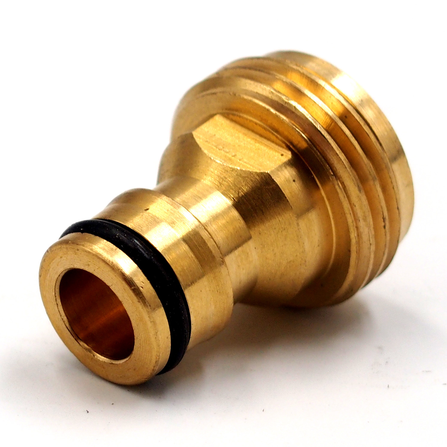 3/4" Gartenschlauchadapter aus Messing (männlich),Messing 3/4" Außengewindeadapter