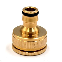 Brass 3/4 inch&1 inch garden hose tap connector,Brass 3/4"~1" female thread tap connector